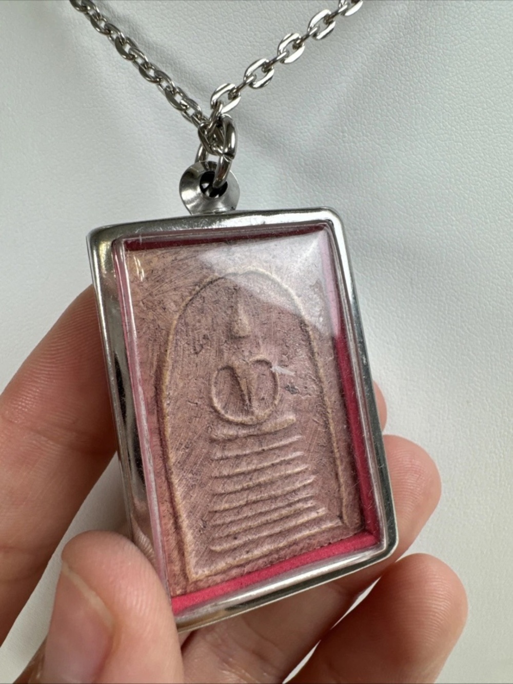 PHRA SOMDEJ BACK PIDTA LP PHU THAI RARE AMULET MIRACLE RICH WIN - Picture 4 of 4